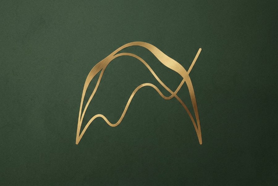 Gold rising line graph on forest green — how mortgage rates work